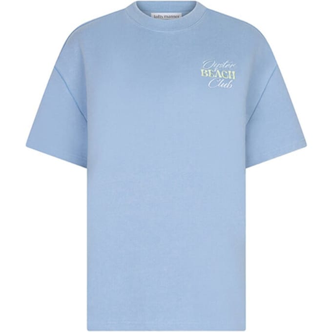 Lofty Manner Trui T Shirt Inelya Rd13 400 Blue Dames Maat - M