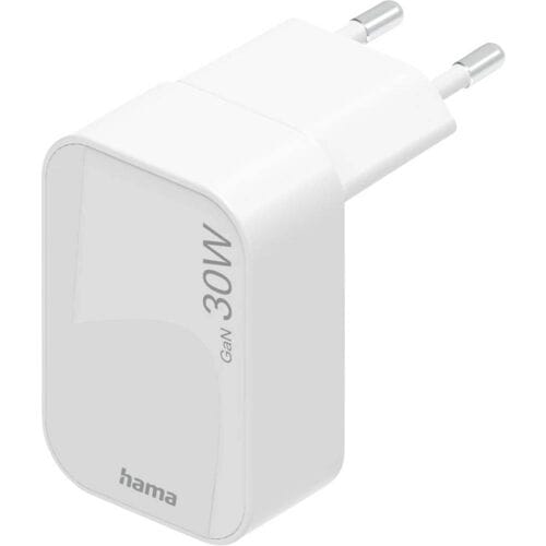 Hama USB-oplader 30.00 W USB-C USB PD 3.0, QC 2.0, QC 3.0 Wit Thuis GaN, USB Power Delivery (USB-PD)