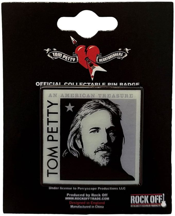 Tom Petty And The Heartbreakers - American Treasure Pin - Multicolours