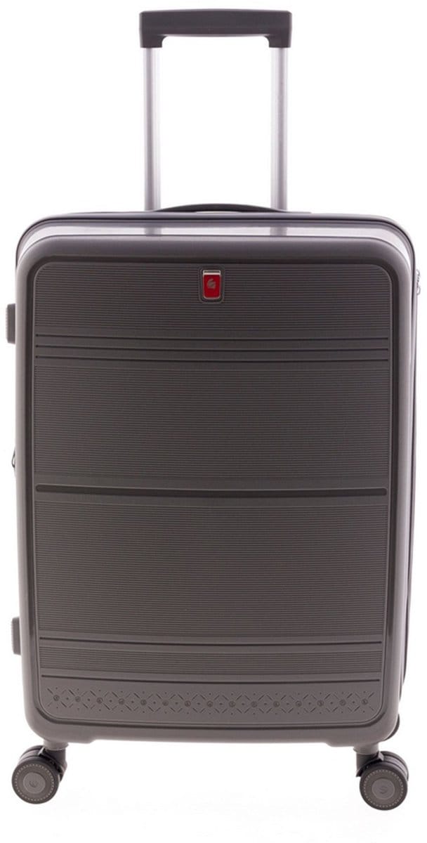 Gladiator Saona Middelgrote Koffer - 65 cm - 70/80 liter - Expandable - TSA slot - Grijs