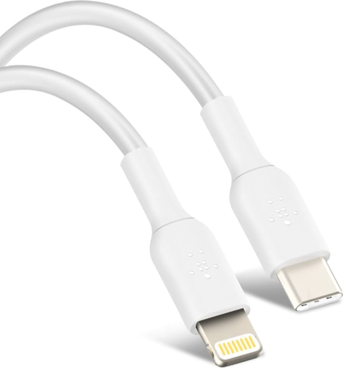 Belkin BOOST↑CHARGE - USB-C naar Lightning Kabel - 1 Meter - 20W - Wit