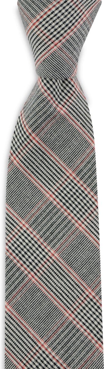 We Love Ties - Stropdassen - Damesstropdas Detective Frost - zwart / wit / rood