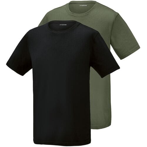 PARKSIDE Set van 2 heren T-shirts (zwart/groen, S)