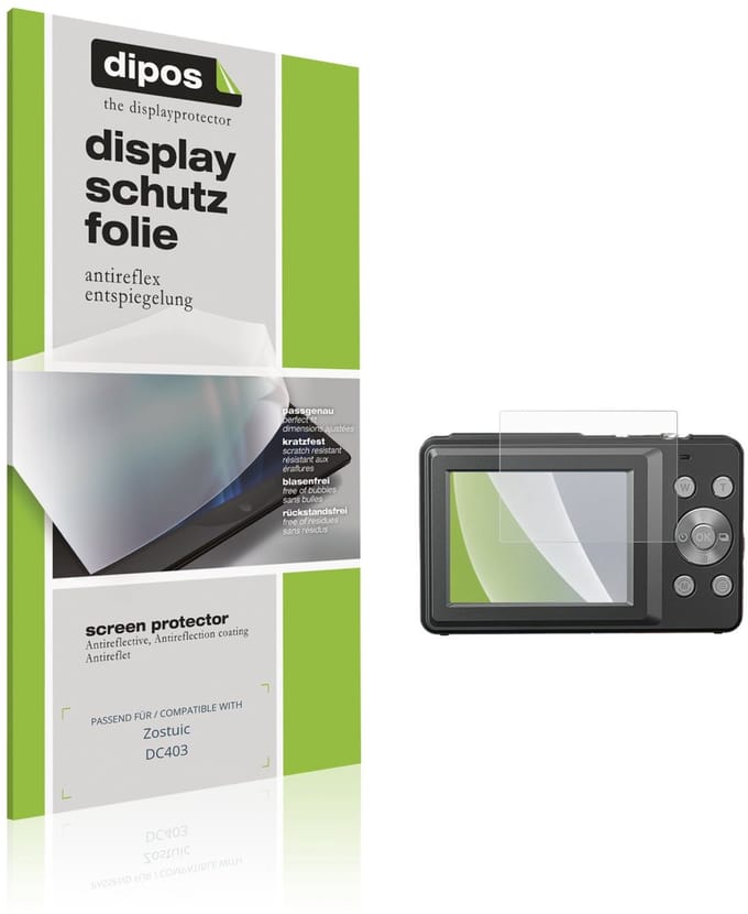 dipos – 4x Matte Beschermfolie geschikt voor Zostuic DC403 | Krasbestendige & antireflecterende Screenprotector Ultra-Thin
