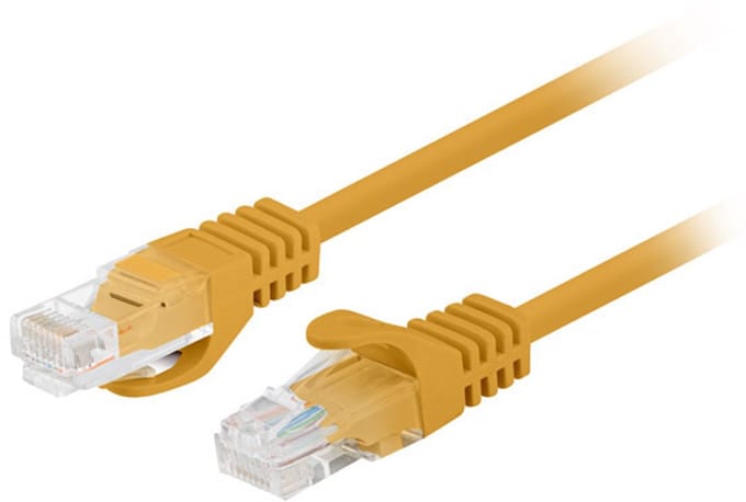 Lanberg PCU5‑10CC‑0025‑O – Netwerkkabel Cat5e UTP 0,25 m Oranje (U/UTP, Fluke Passed)