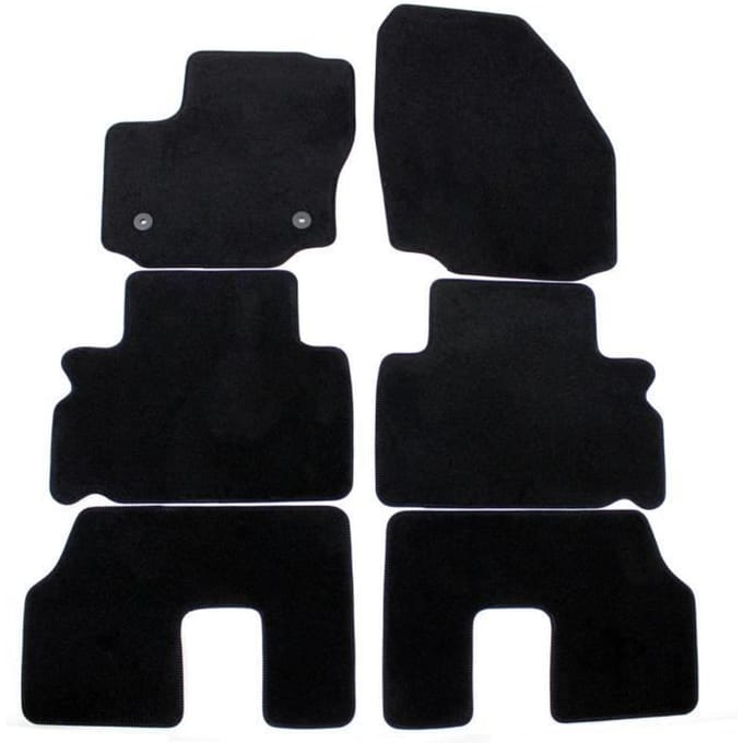 Tapis de sol - Ford - S-Max - 6 pièces - Velours imperméable - Antidérapant