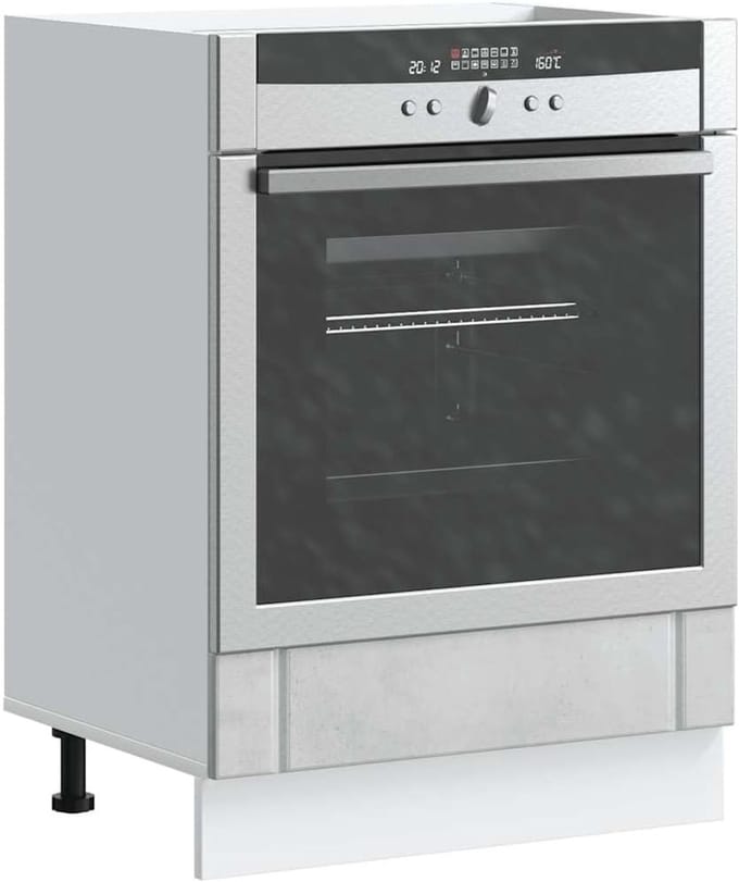 Ovenkast Keuken - Magnetronmeubel - Keukenopslag - Verstelbare Poten