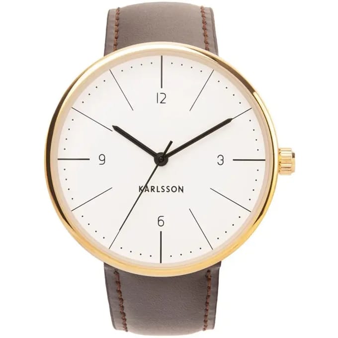 Karlsson Horloge Normann - Wit - Ø4cm - Scandinavisch,Modern