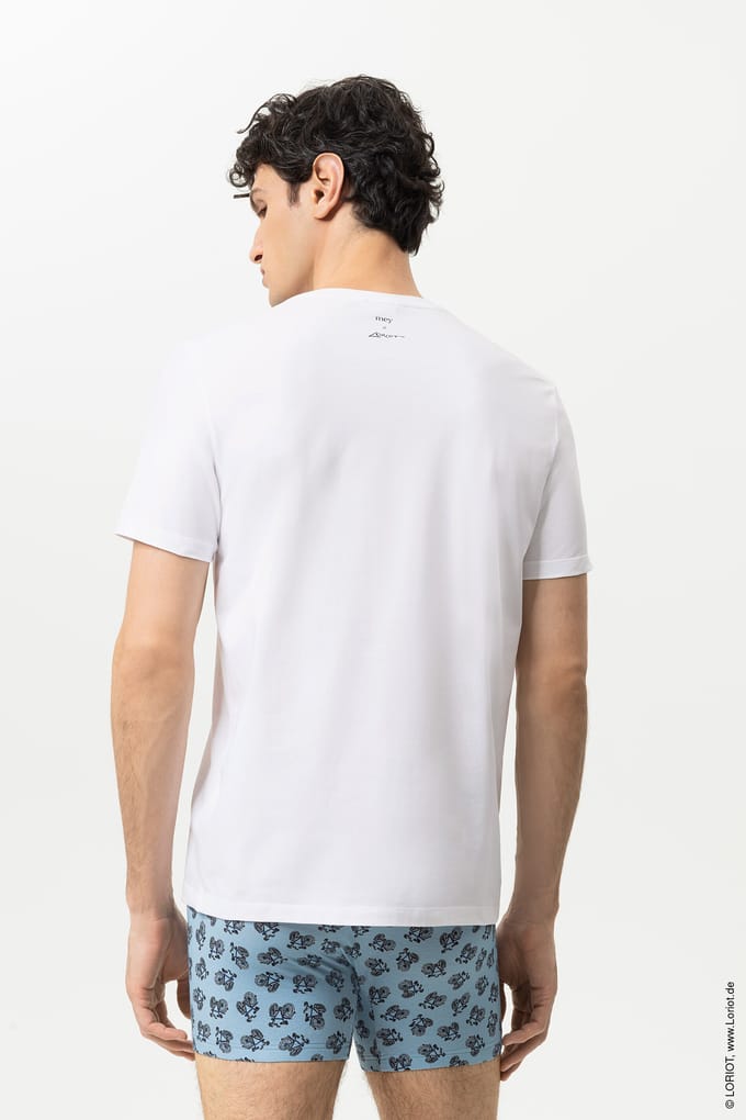 T-shirt Serie mey x LORIOT Wit