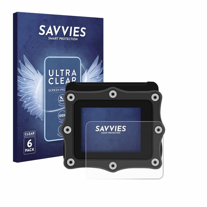 Savvies - Screenprotector voor Shearwater Perdix 2 - Folie Beschermfolie transparant 6 Stuks