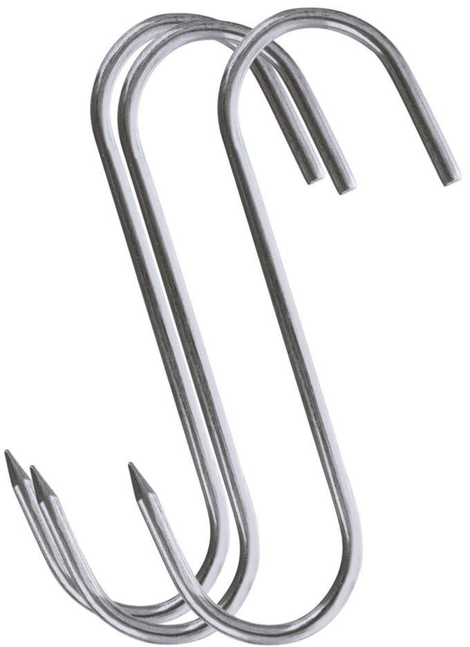 Orion - RVS Woonhaakjes Set - 13,5x9 cm - 3 stuks - Vaatwasmachinebestendig