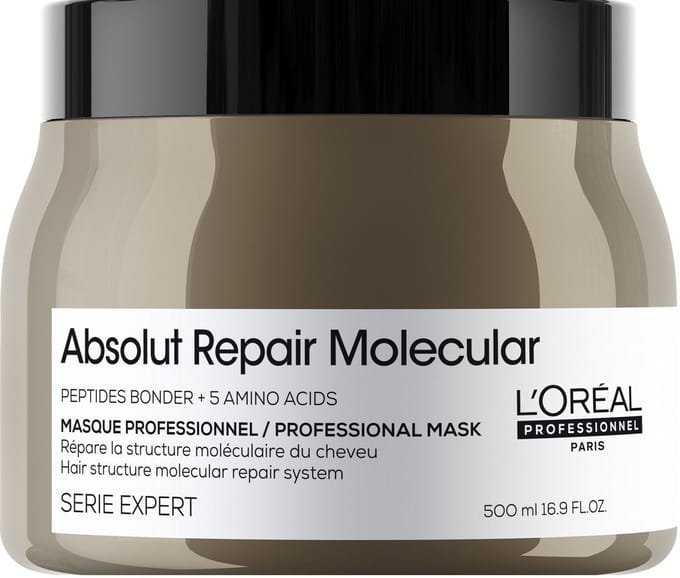 Absolut Repair Molecular Professionele Leave-in Herstelmasker Voor Beschadigd Haar 500 ml