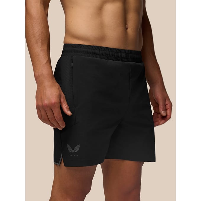 Heren Apex 6" Geweven Short - Zwart