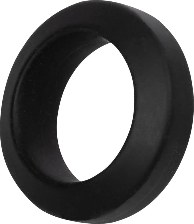 Rimba - Siliconen Cockring - Zwart Ø 32 mm