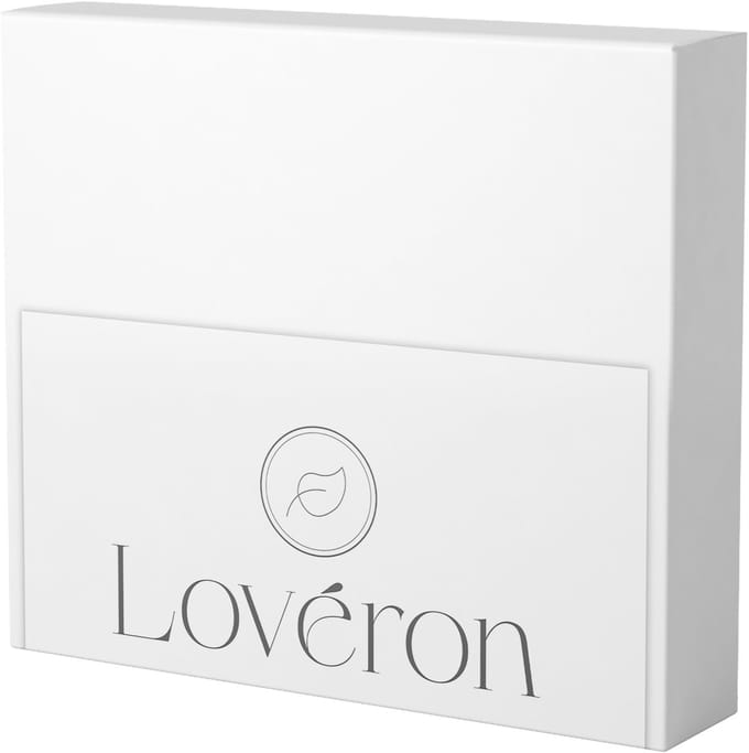 Lovéron kussensloop - Percale Katoen - 2 stuks - 50x60 cm - Wit