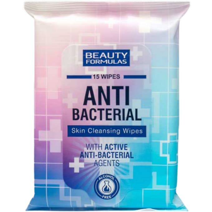 Beauty Formulas AntibacteriÃ«le Reinigingsdoekjes - 15 stuks