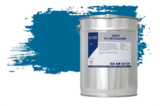 Wixx PU Metaalverf - 20L - RAL 5017 | Verkeersblauw