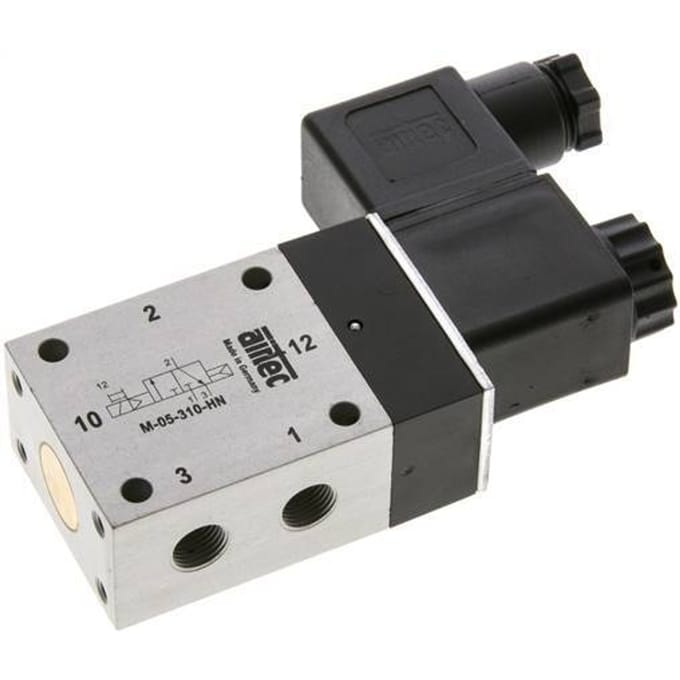 3/2 G1/8'' NC Magneetventiel 115V AC 2-10bar/28-140psi Airtec