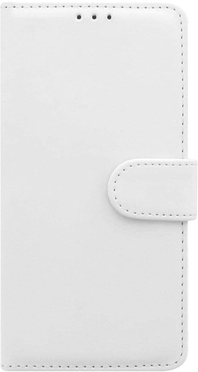 Wallet Bookcase Samsung Galaxy Xcover Pro Telefoonhoesje Wit met Pasjeshouder