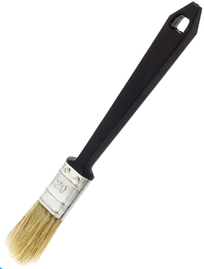 Platte Kwast 20mm - Varkenshaar