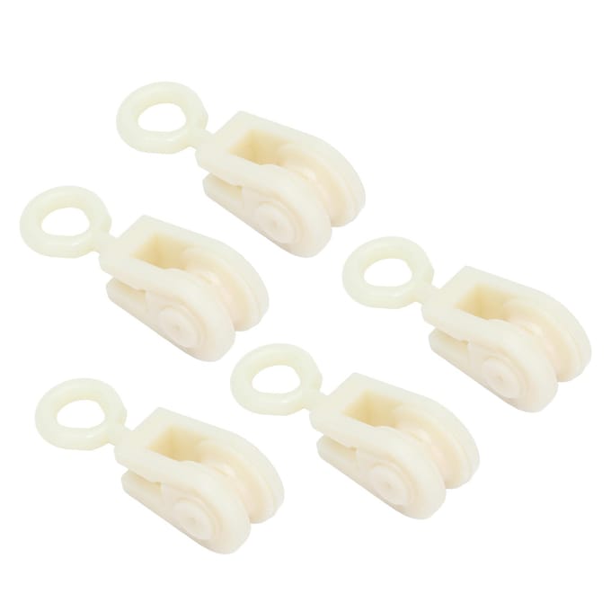 25 stuks Vee Vaste Katrol Plastic Kas Katrol Accessoires voor de Meeste Kippenhokken Boerderij beige