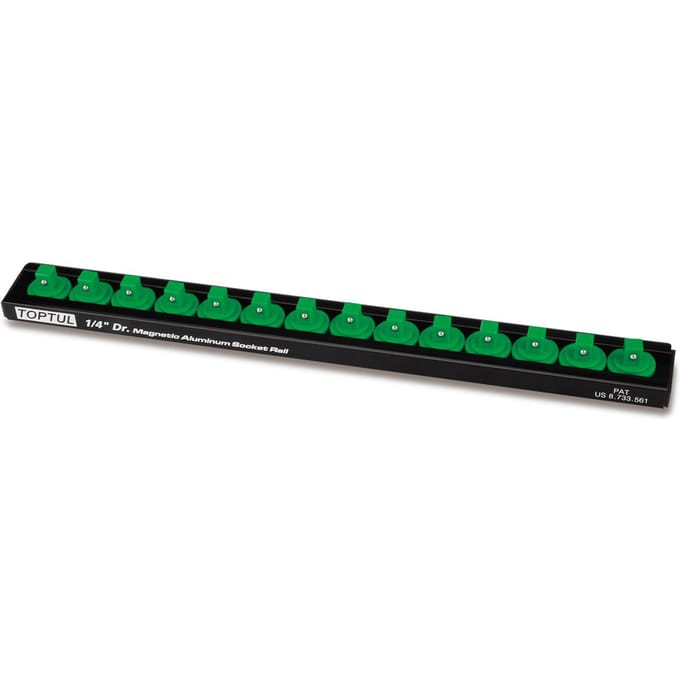 Rail, vierkant profiel 1/4 inch, lengte 260 mm TOPTUL PBKB2B26143