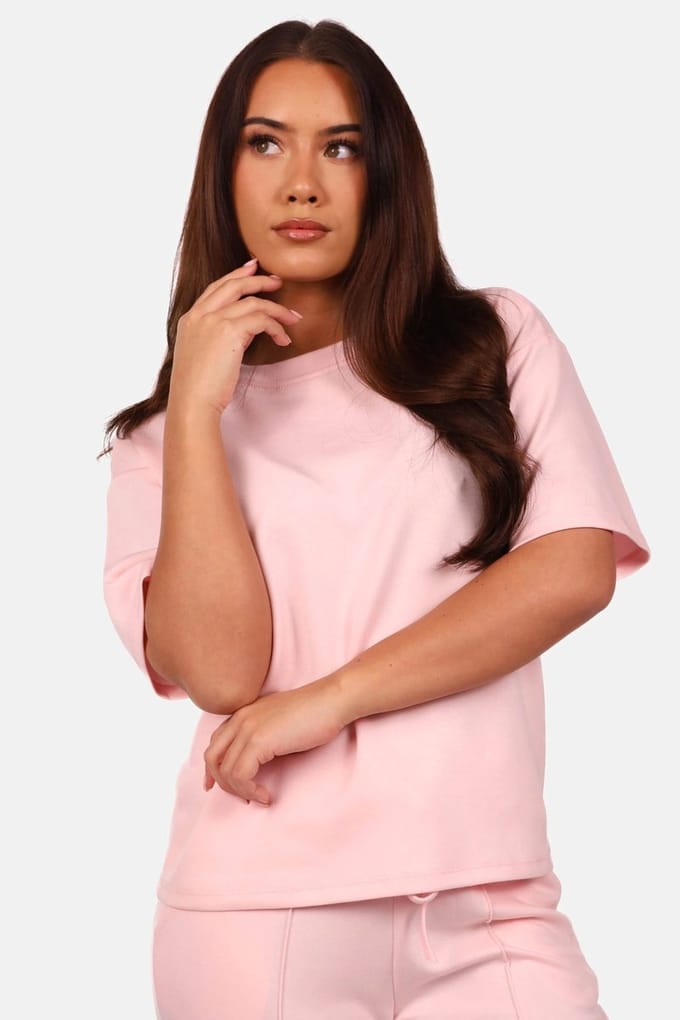 Getdrezzed - Maat: XS - Shirt met relaxte pasvorm lichtroze