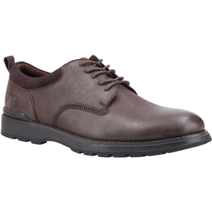 Hush Puppies Dylan leren herenschoenen (Bruin)