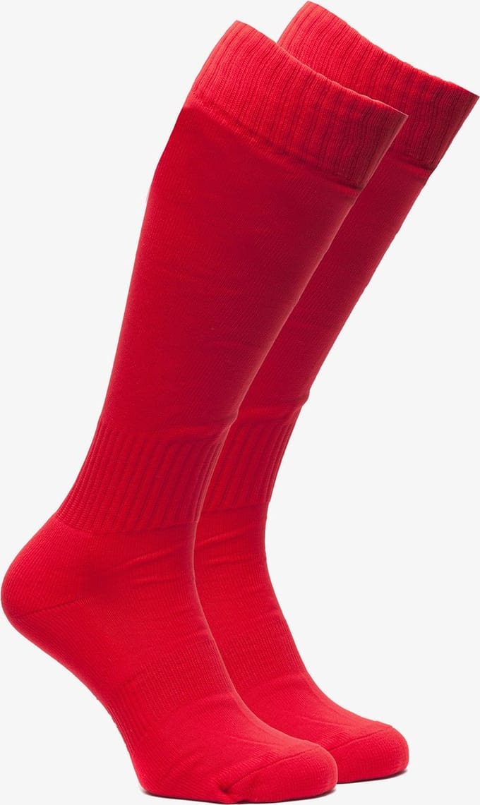 2 paar Dutchy voetbalsokken rood - Maat 27/30