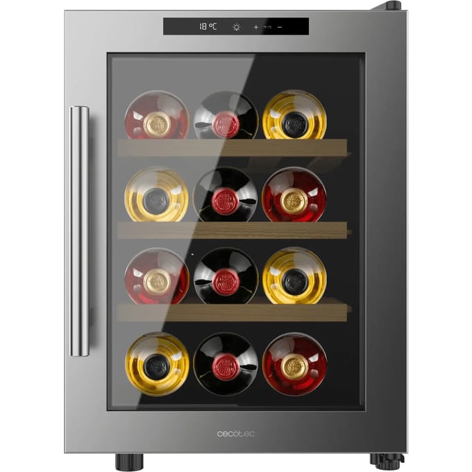 Cave à vin thermoélectrique Cecotec Bolero GrandSommelier 1255 CoolWood