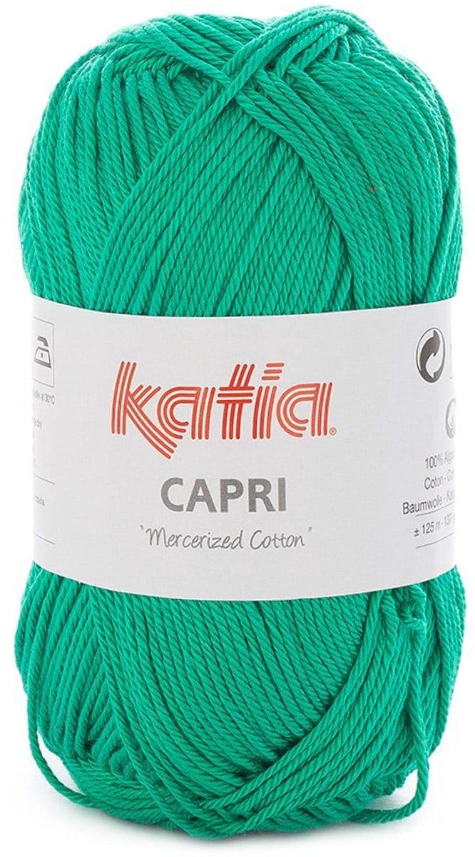 Katia Capri - 82130 grasgroen - Katoen Garen