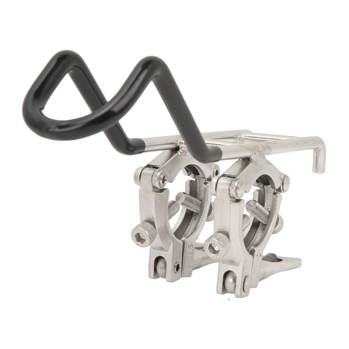 Support de canne à pêche en acier inoxydable Rack Support de canne Support de canne pour bateaux montés sur rail Accessoires white