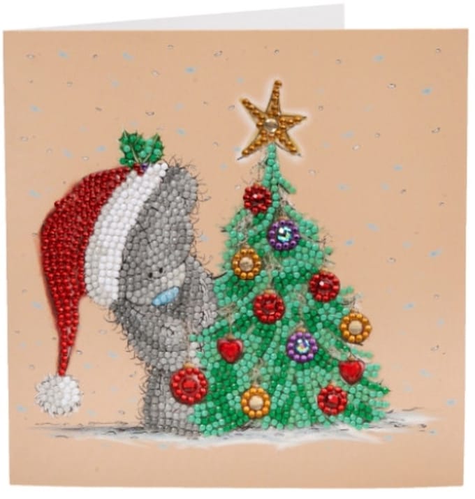 Season Sparkle, 18x18cm Crystal Art Card