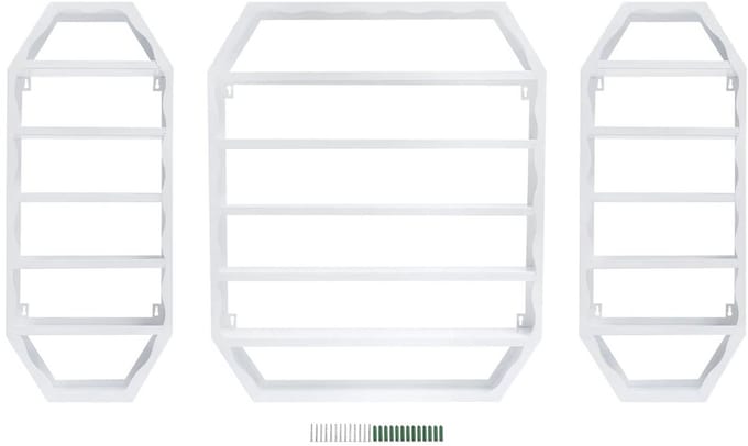 Nagellak rek - Nagellak organizer - Wandrek - Wit