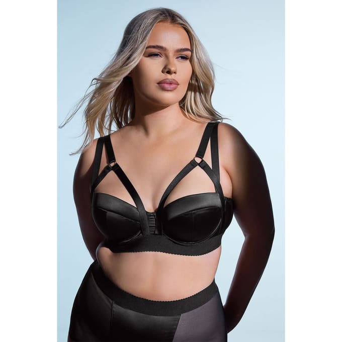 Playful Promises Zwarte Candace Balconnet Beugelbeha Size 100E