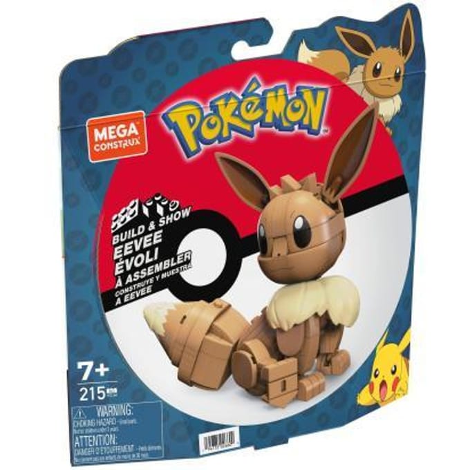Mega Bloks Construx Pokémon Build & Show Eevee Bekende knuffels
