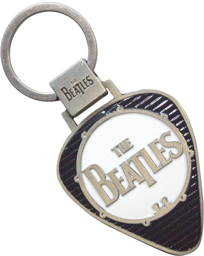 The Beatles - Drum Logo Plectrum Sleutelhanger - Multicolours