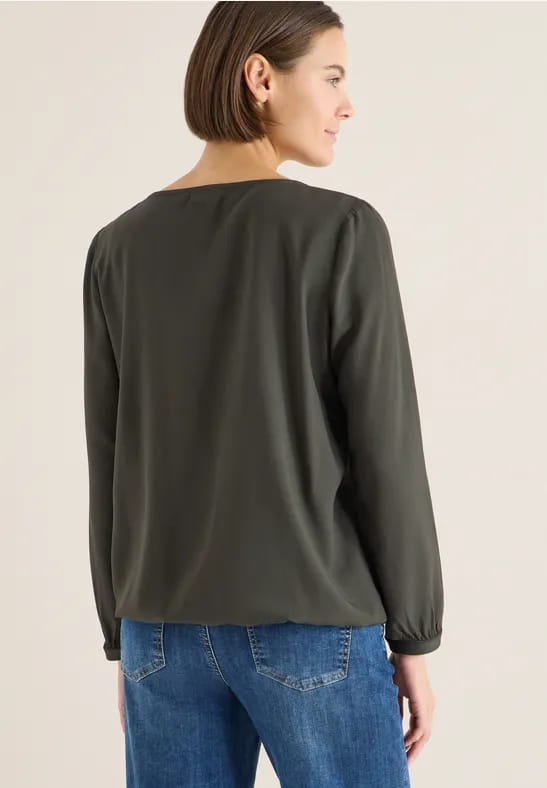 Blouse in effen kleur