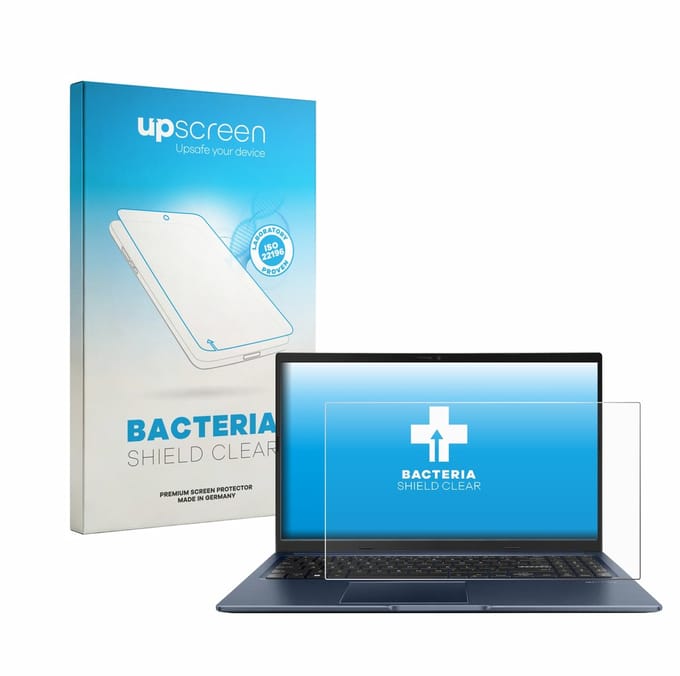 upscreen - Screenprotector voor ASUS Vivobook 15 M1502YA - Folie Beschermfolie transparant antibacterieel