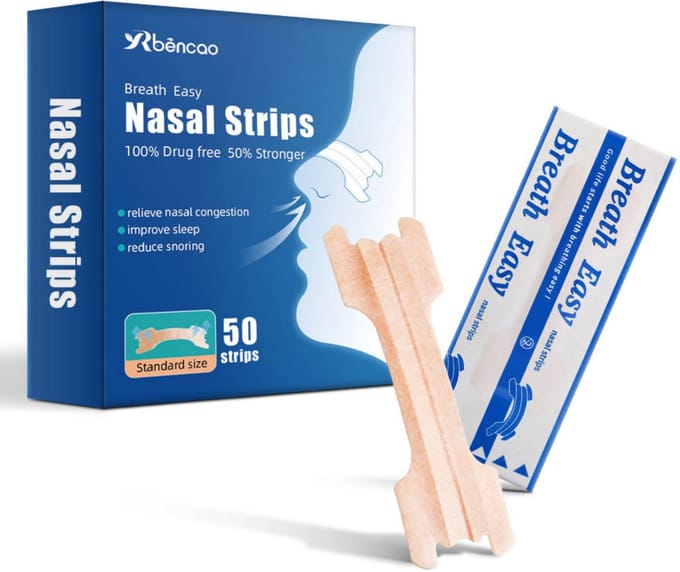 Magnetische Neusstrips 50 Stuks - Nasal Strips - Anti Snurken - Neuspleisters