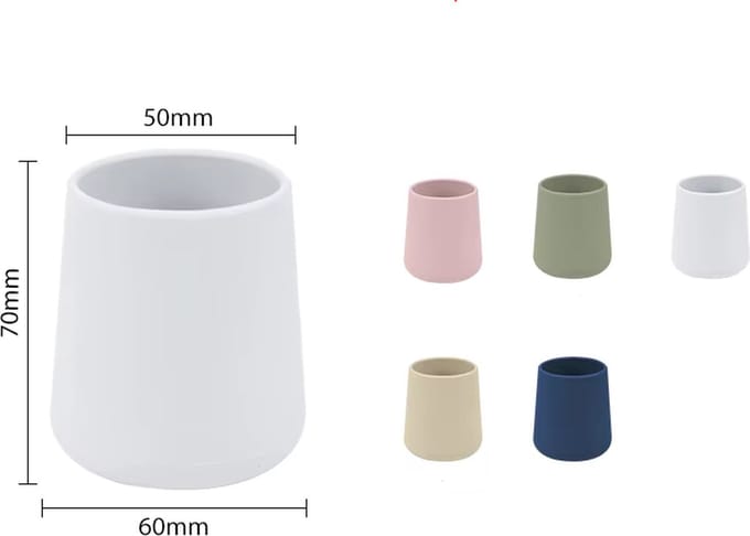 Siliconen drinkbeker - Oefenbeker - Peuter - Baby - Oefen drinkbeker - Rose