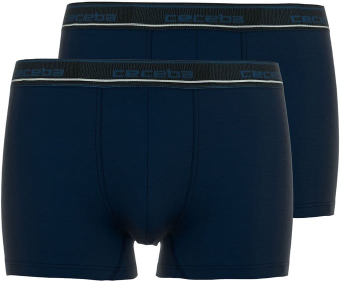 CECEBA Bamboo Heren Boxers - 2-pack - Blauw