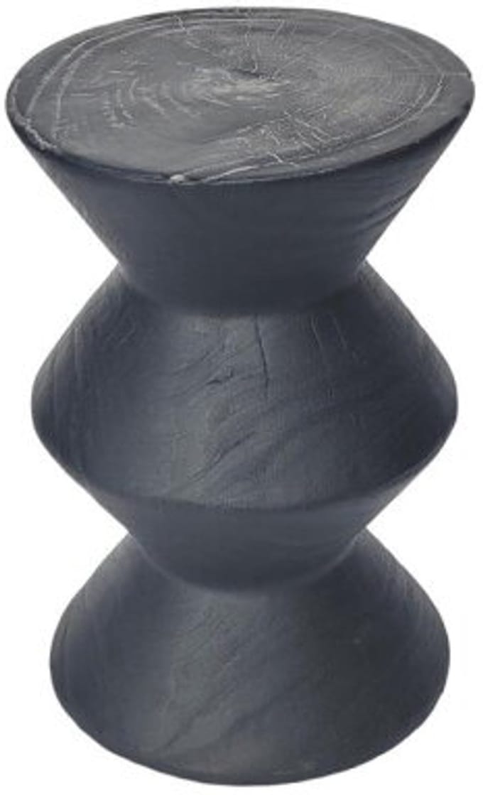 Tower living Vinci (due) side table 30x30x45 black vulcano