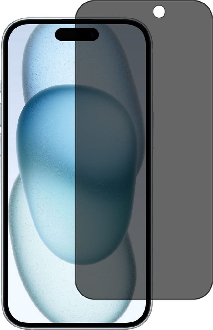 Privacy Screenprotector Geschikt voor iPhone 15 Plus screenprotector Privacy - Arara tempered glass van - gehard glas