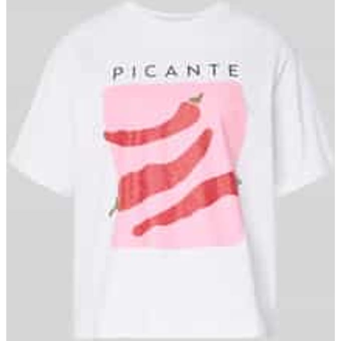 T-shirt met statementprint model 'SENNA'