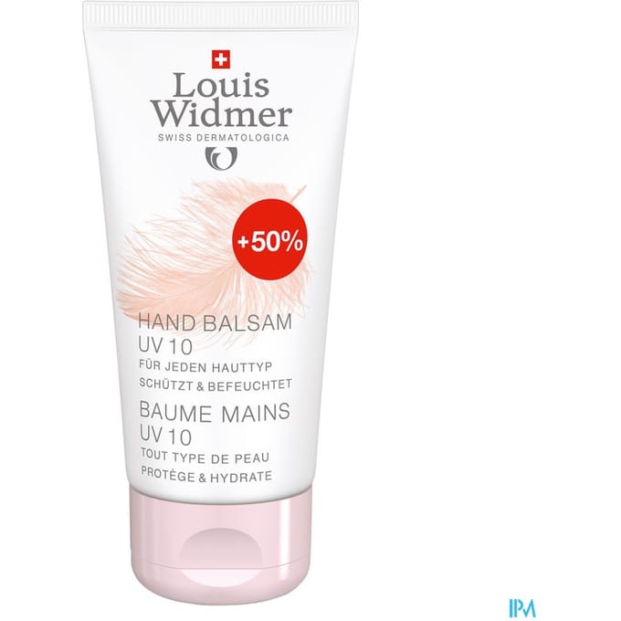 Louis Widmer Handbalsem UV 10 Licht Geparfumeerd - 75 ml - Handbalsem