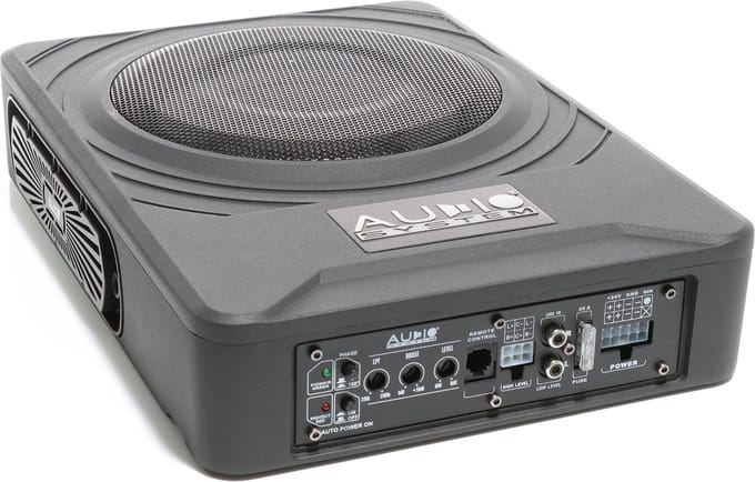 AUDIO SYSTEM 8" 24V Actieve Underseat Subwoofer 275/225watt RMS 2 Ohm
