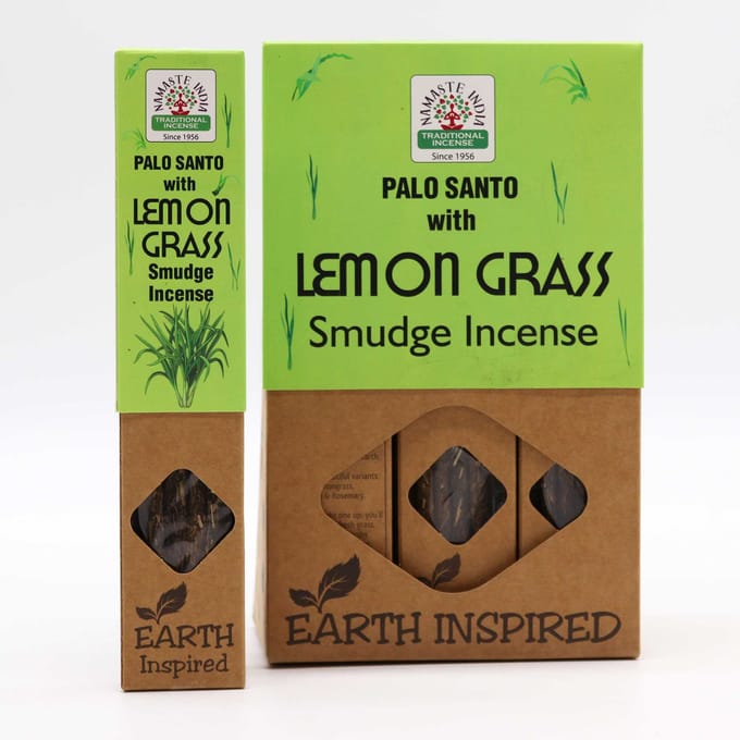 Citroengras Smudge Wierookstokjes, Pak van 9