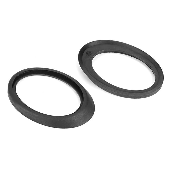 2 stuks Rubberen Auto Dakantenne Basis Afdichtingsring Auto Accessoire Geschikt voor Honda black