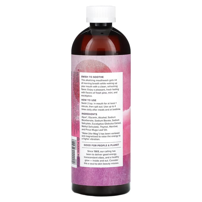 Alka-Time, Alkalisch Mondwater, Verfrissende Eucalyptus Munt, 473 ml (16 fl oz) pink